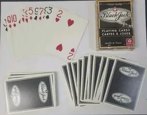 Black Jack Brand Playing Cards Cartamundi Casino Quality Deck - Made in the USA - Picture 1 of 4