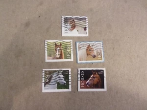 USA Used, 2024 Issue, Horses, (Set of 5), Scott #5891-95 - Picture 1 of 1