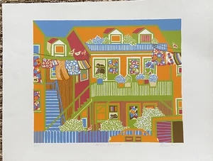 Serigrafía Martha's Backyard de Anique Taylor numerada 1/525!! & Firmado - Imagen 1 de 1