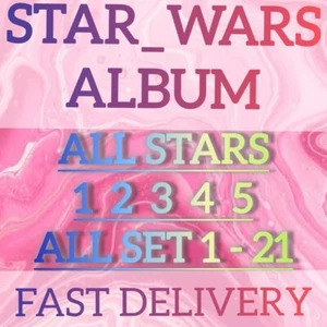 ST_AR_WARS_MONO_POLY_MO_-GO 1_2_3_4_5_STARS STICKERS ⚡️INSTANT DELIVERY⚡CARDS ! - Picture 1 of 1
