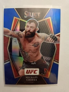 2022 Select Michael Chiesa UFC #192 Premier Level Prizm Blue - Picture 1 of 2