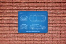 Produktbild - Garage/Werkstatt Bauplan Banner/Poster - Ford Focus RS MK3