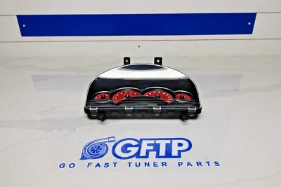 04-06 PONTIAC GTO OEM RED GAUGE CLUSTER INSTRUMENT PANEL SPEEDOMETER TACH - Image 1 of 3