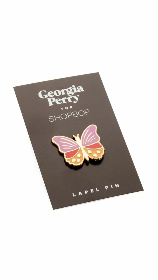 Georgia Perry Lobster Lapel Pin- Butterfly Pin Lapel Pin-Peace Lapel Pin - Image 1 of 1