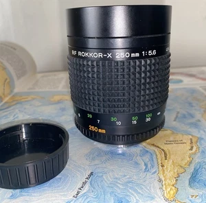 Minolta RF ROKKOR-X 250mm f5.6 Mirror Reflex Lens Nice Lens! - Picture 1 of 7
