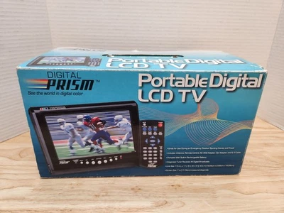 Digital Prism ATSC-710 Portable 7” Handheld LCD TV w/ Remote & Car Adapter  - Image 1 of 4