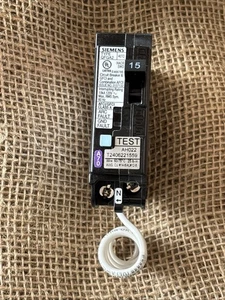 15A Siemens AFCI/GFCI Circuit Breaker Q115DFP QFGA2 - Single Pole New - Picture 1 of 7