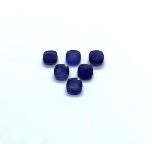 AAA Glass Filled Sapphire Cushion Cut Loose Gemstone For Making All Type Jewelry - Picture 1 of 8