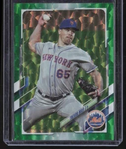 2021 Topps Update TREVOR MAY New York Mets #US203 Green Ice 108/499 - Picture 1 of 3