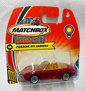 Matchbox Hero City #16 Porsche 911 Carrera Sports Car - Brand New