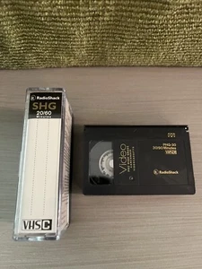 Radio Shack VHS-C Super High Grade Camcorder Video Cassette 20/60 Minutes - Picture 1 of 3