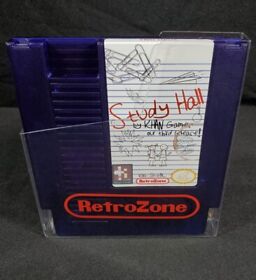 Nintendo NES - Study Hall - RetroZone Homebrew - Khan Games - RetroUSB Cartridge