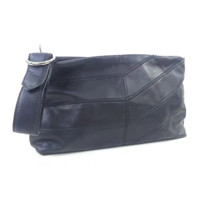 Bolso de mano ZARA Clutch cuero sintético negro - Imagen 1 de 3