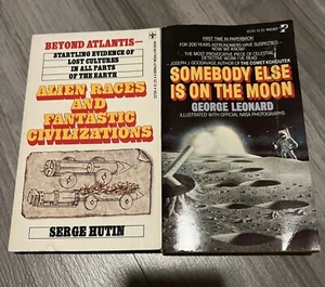 Somebody Else Is On Moon Alien Races Fantastic Civilizations Hutin Leonard Lot - Picture 1 of 13