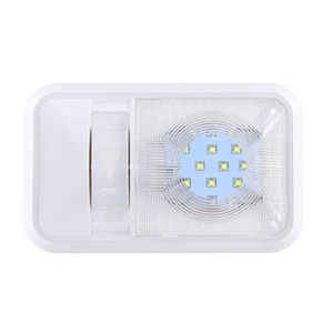 12V LED Wohnmobile Decken Kuppel Leuchte Innenbeleuchtung für Anhänger Camper mit Schalter - Bild 1 von 9
