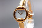 [Exc+5] Vintage Gucci 1400L Gold Tone Quartz Women's Watch From JAPAN