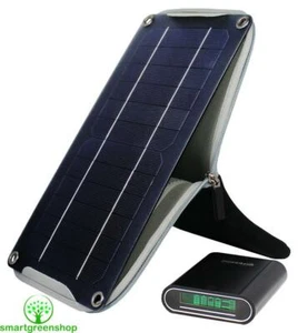 POWERplus Crocodile 5 Watt solar Panneau Alimenté 10400 MAH Powerbank Avec Écran - Photo 1 sur 6