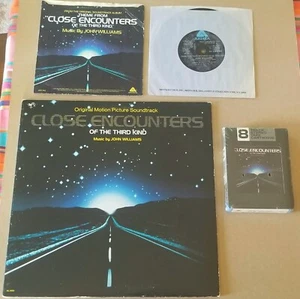 LOT-Close Encounters Third Kind OST•LP w/Bonus 7" Single+8 Track+Picture Sleeve - Picture 1 of 8