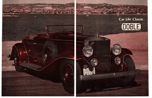 1931 DOBLE SERIES E ROADSTER ~ ORIGINAL 5-PAGE 1962 ARTICLE / AD - Picture 1 of 1