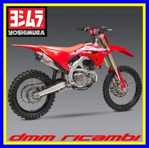 Scarico completo YOSHIMURA RS12 HONDA CRF 450 R 2022 silenziatore collettore HRC - Foto 1 di 12
