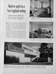 Karl Terzaghi Home 1942 Winchester MA G. Holmes Perkins Architect 2 Pages Pics - Picture 1 of 2