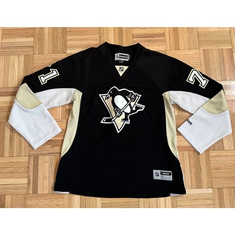 Pittsburgh Penguins Evgeni Malkin Reebok #71 NHL Hockey Jersey Womens Large Cover