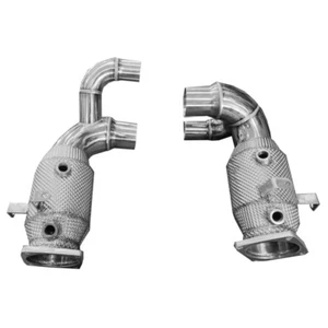 Tubos de escape de acero inoxidable con protector térmico Porsche 911 991.2 Carrera - Imagen 1 de 2