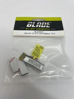 Blade BLH4210 150mAh 1S 3.7V 45C LiPo Battery – 70S RC Airplane Drone Helicopter - Image 1 of 2
