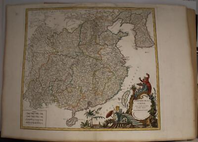 China Taiwan Korea 1750 Robert De Vaugondy Antique Original Copper Engraved Map • 90$