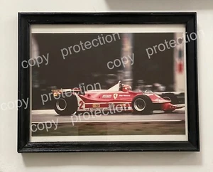 Formula1-Gille Villeneuve very rare certified Autograph, famous Ferrai Idol !!!! - Picture 1 of 9