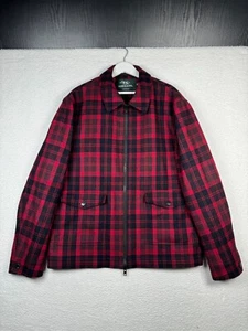 Rodd & Gunn Jacket Woodend Mens 3XL Red Black Plaid Lumberjack - Picture 1 of 20