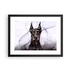 Affiche Poster 40x30cm Tableaux Image Photo chien abstraction Wall Art