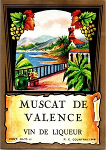 Vintage Original Muscat de Valence Label Vin de Liqueur 1930s - 1950s - Picture 1 of 1