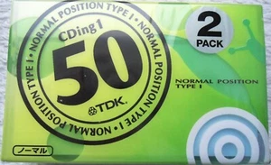 SEALED TDK50 2 Pack Type I Japan version Normal Position - Picture 1 of 5