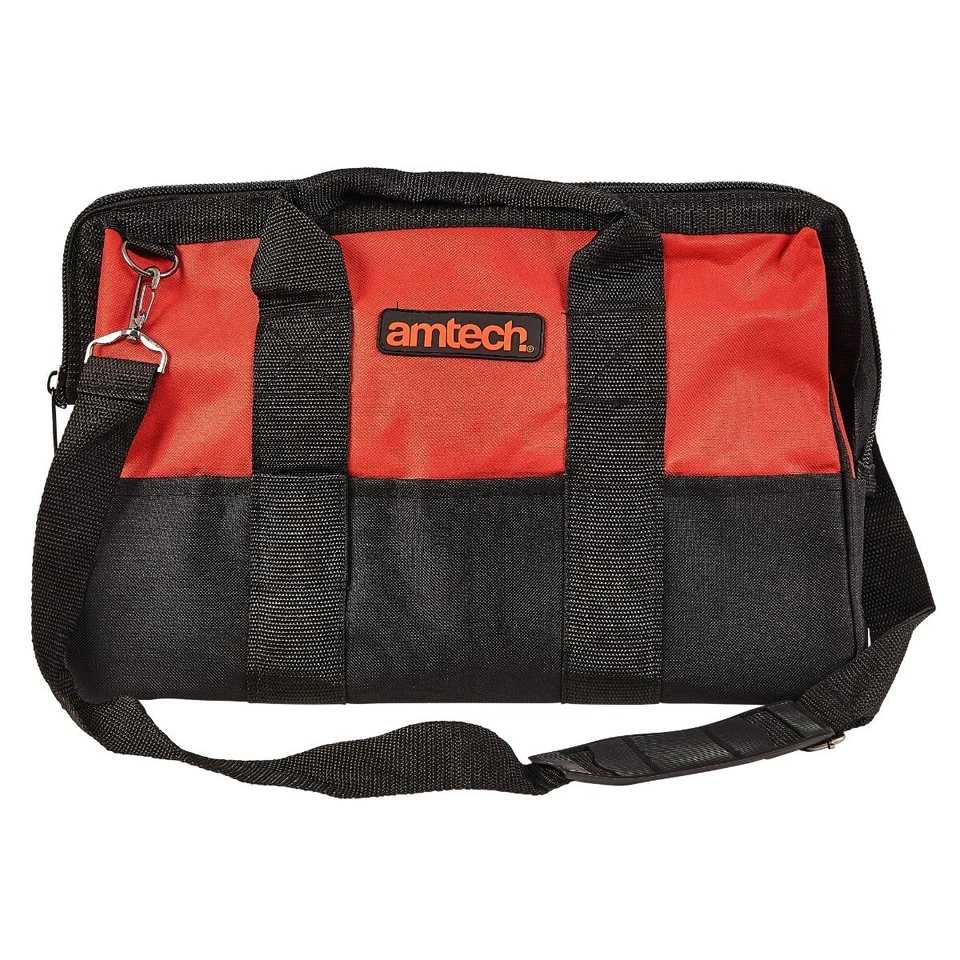 AMTECH 17 INCH 22 POCKET CONTRACTORS TOOL BAG 10 OUTER POCKETS, 12 INNER POCKETS - Image 1 of 1