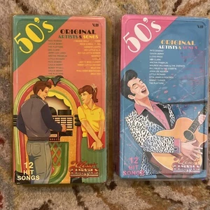 1988 Classy Classics 50's Original Artist Songs Cassettes Lot Sealed - Picture 1 of 4