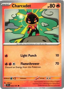Charcadet Non-Holo SV08: Surging Sparks 033/191 NM Common - Picture 1 of 2