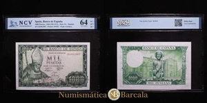 España - Banco de España 1000 Pesetas (g) 1965 (ND 1971) Madrid FNMT Pick 151 - Picture 1 of 3