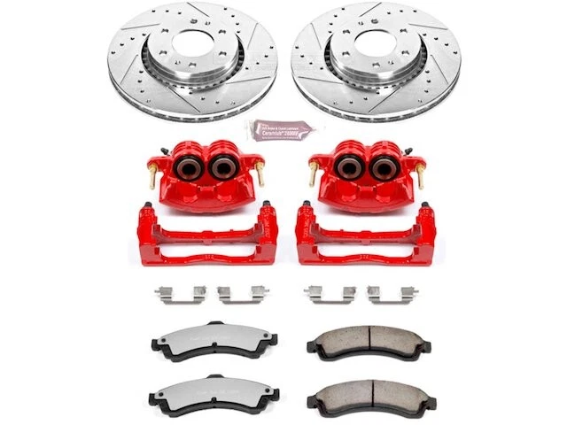 Kit de pastillas de freno delanteras y rotor 84DJQC48 para SSR Trailblazer EXT 2002 2003 2004 Foto 1 de 1