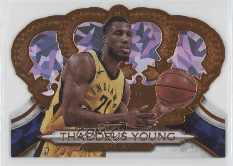 2018-19 Panini Crown Royale Crystal /99 Thaddeus Young #190 - Image 1 of 2