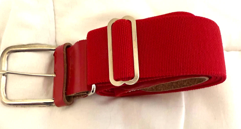 青少年棒球腰带男孩大号红色二手 — 第 1/3 张图片