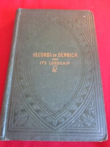The Records of Denbigh And Its Lordship By John Williams Vol 1 - 1860 HB - Picture 1 of 7