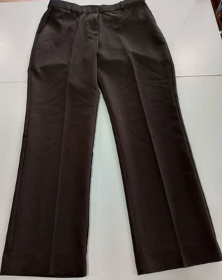 Doc & Amelia by Cintas Womens 12 Brown Work Pants Trousers Uniform Polyester - Image 1 of 4