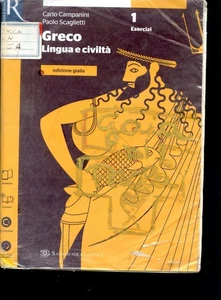 2021 GRECO LINGUA E CIVILTA' 1 ESERCIZI - GRAMMATICA - LABORATORIO - TRE TOMI - Foto 1 di 4