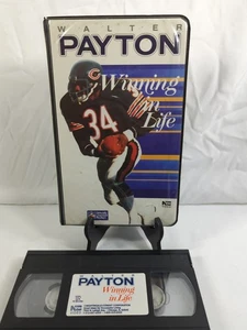 [TESTED] Walter Payton - Winning at Life - VHS - Chicago Bears - Bild 1 von 2