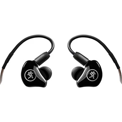 Mackie MP-120 Single Dynamic Driver Professional In-Ear Monitors Black - Image 1 of 4