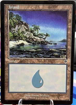 Island 337/350 Invasion Basic Land - Magic: The Gathering TCG - MP - Image 1 of 2