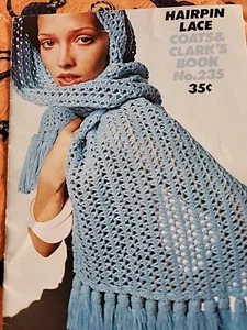 VTG-Hairpin Lace | Coats & Clark #235, 1974 - Picture 1 of 6