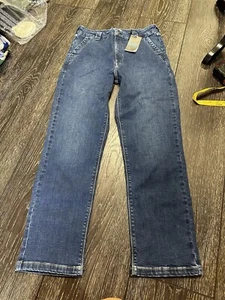 Studio Blue Ankle Jeans Womens 29 Blue Denim Cotton Stretch Blend High Rise 8 - Picture 1 of 7