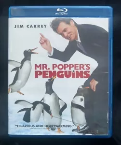 Mr. Popper's Penguins Blu-ray - Jim Carrey - Free Shipping - Foto 1 di 3